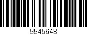 Código de barras (EAN, GTIN, SKU, ISBN): '9945648'