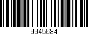 Código de barras (EAN, GTIN, SKU, ISBN): '9945684'