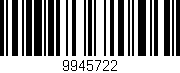 Código de barras (EAN, GTIN, SKU, ISBN): '9945722'