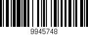 Código de barras (EAN, GTIN, SKU, ISBN): '9945748'