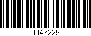 Código de barras (EAN, GTIN, SKU, ISBN): '9947229'
