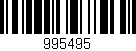 Código de barras (EAN, GTIN, SKU, ISBN): '995495'