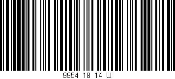 Código de barras (EAN, GTIN, SKU, ISBN): '9954_18_14_U'