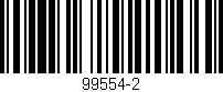 Código de barras (EAN, GTIN, SKU, ISBN): '99554-2'