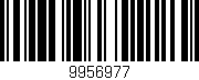 Código de barras (EAN, GTIN, SKU, ISBN): '9956977'