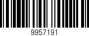 Código de barras (EAN, GTIN, SKU, ISBN): '9957191'
