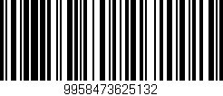 Código de barras (EAN, GTIN, SKU, ISBN): '9958473625132'