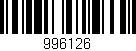 Código de barras (EAN, GTIN, SKU, ISBN): '996126'