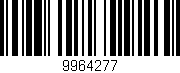 Código de barras (EAN, GTIN, SKU, ISBN): '9964277'