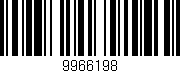 Código de barras (EAN, GTIN, SKU, ISBN): '9966198'