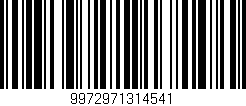 Código de barras (EAN, GTIN, SKU, ISBN): '9972971314541'