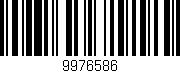 Código de barras (EAN, GTIN, SKU, ISBN): '9976586'