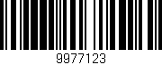 Código de barras (EAN, GTIN, SKU, ISBN): '9977123'