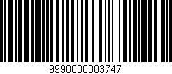 Código de barras (EAN, GTIN, SKU, ISBN): '9990000003747'