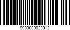 Código de barras (EAN, GTIN, SKU, ISBN): '9990000023912'