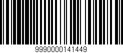 Código de barras (EAN, GTIN, SKU, ISBN): '9990000141449'
