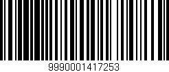 Código de barras (EAN, GTIN, SKU, ISBN): '9990001417253'
