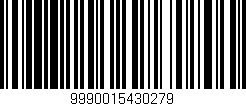 Código de barras (EAN, GTIN, SKU, ISBN): '9990015430279'