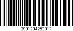 Código de barras (EAN, GTIN, SKU, ISBN): '9991234252017'