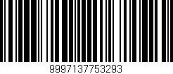 Código de barras (EAN, GTIN, SKU, ISBN): '9997137753293'