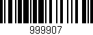 Código de barras (EAN, GTIN, SKU, ISBN): '999907'
