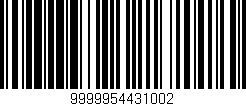 Código de barras (EAN, GTIN, SKU, ISBN): '9999954431002'