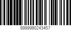 Código de barras (EAN, GTIN, SKU, ISBN): '9999980243457'