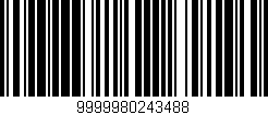 Código de barras (EAN, GTIN, SKU, ISBN): '9999980243488'