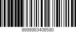 Código de barras (EAN, GTIN, SKU, ISBN): '9999983406590'