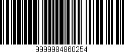 Código de barras (EAN, GTIN, SKU, ISBN): '9999984860254'