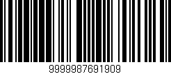 Código de barras (EAN, GTIN, SKU, ISBN): '9999987691909'