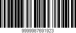 Código de barras (EAN, GTIN, SKU, ISBN): '9999987691923'