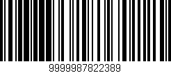 Código de barras (EAN, GTIN, SKU, ISBN): '9999987822389'