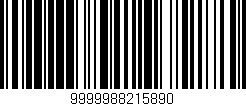 Código de barras (EAN, GTIN, SKU, ISBN): '9999988215890'