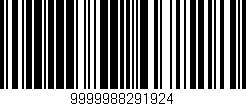 Código de barras (EAN, GTIN, SKU, ISBN): '9999988291924'