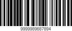 Código de barras (EAN, GTIN, SKU, ISBN): '9999989687894'