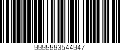 Código de barras (EAN, GTIN, SKU, ISBN): '9999993544947'
