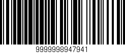 Código de barras (EAN, GTIN, SKU, ISBN): '9999998947941'