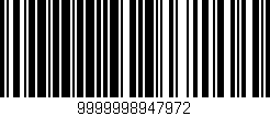 Código de barras (EAN, GTIN, SKU, ISBN): '9999998947972'