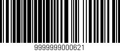 Código de barras (EAN, GTIN, SKU, ISBN): '9999999000621'