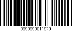Código de barras (EAN, GTIN, SKU, ISBN): '9999999011979'