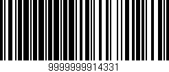 Código de barras (EAN, GTIN, SKU, ISBN): '9999999914331'