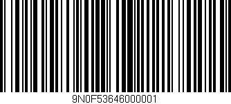 Código de barras (EAN, GTIN, SKU, ISBN): '9N0F53646000001'