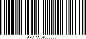 Código de barras (EAN, GTIN, SKU, ISBN): '9N0F55340000001'
