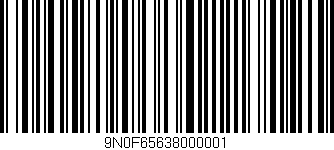 Código de barras (EAN, GTIN, SKU, ISBN): '9N0F65638000001'