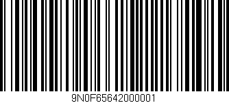 Código de barras (EAN, GTIN, SKU, ISBN): '9N0F65642000001'