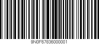 Código de barras (EAN, GTIN, SKU, ISBN): '9N0F67836000001'