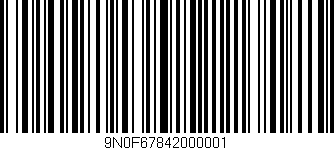Código de barras (EAN, GTIN, SKU, ISBN): '9N0F67842000001'