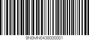 Código de barras (EAN, GTIN, SKU, ISBN): '9N0MN0438000001'