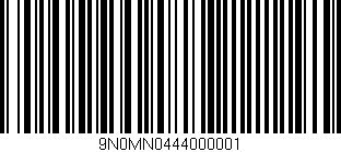 Código de barras (EAN, GTIN, SKU, ISBN): '9N0MN0444000001'